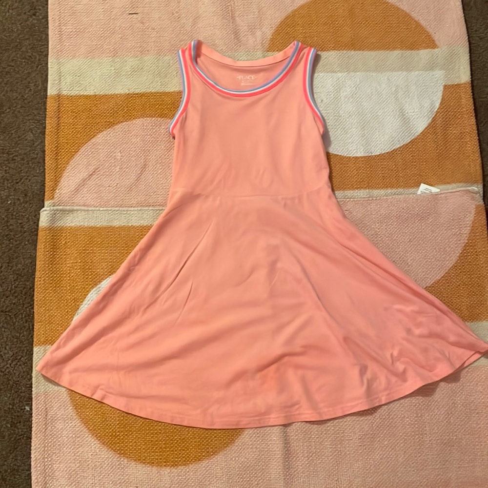 NEVER WORN childrens place pink skirt multicolor lining